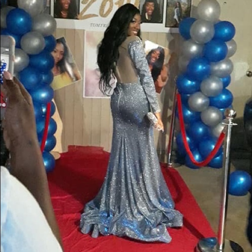 BLUE PROM DRESS